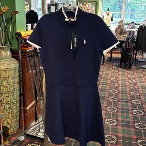 Ralph Lauren RLX navy Blue Gof dress